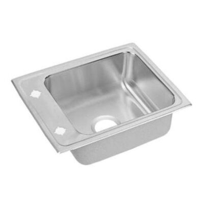 Elkay 18 Gauge Stainless Steel 22'' x 17'' x 4'' Single Bowl Drop-in Sink