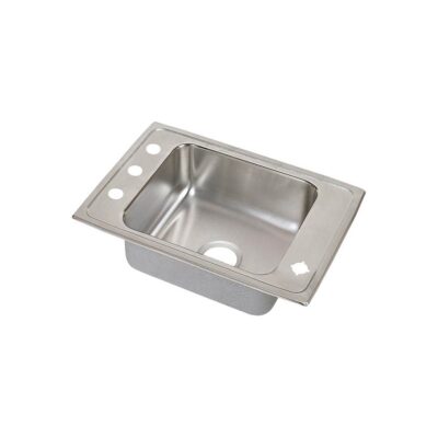 Elkay 18 Gauge Stainless Steel 22'' x 19.5'' x 4'' Single Bowl Drop-in Sink
