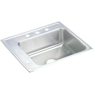 Elkay 18 Gauge Stainless Steel 22'' x 19.5'' x 6'' Single Bowl Drop-in Sink