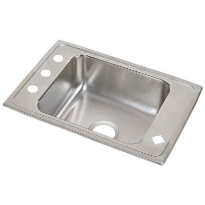Elkay 18 Gauge Stainless Steel 25'' x 17'' x 6'' Single Bowl Drop-in Sink