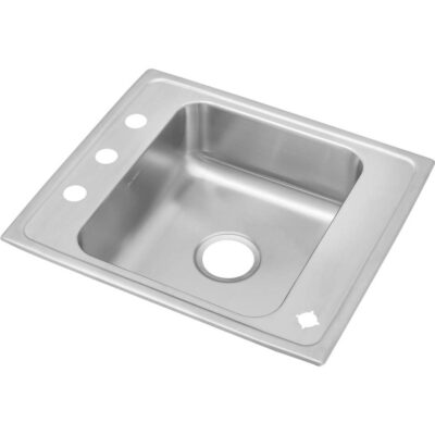 Elkay 18 Gauge Stainless Steel 22'' x 19.5'' x 7.5'' Single Bowl Drop-in Sink