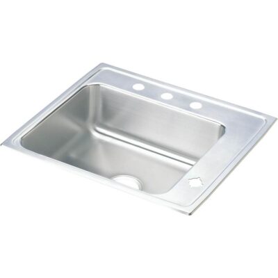 Elkay 18 Gauge Stainless Steel 25'' x 22'' x 7.625'' Single Bowl Drop-in Sink