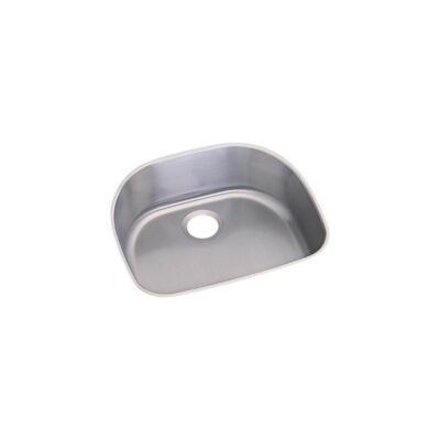 Elkay 18 Gauge Stainless Steel 23.5'' x 21.1071'' x 9'' Single Bowl Undermount Kitchen Sink