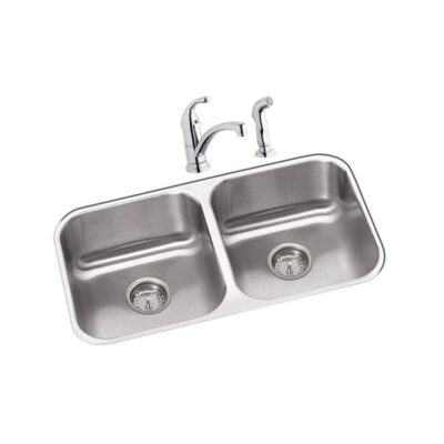 Elkay DISCONTINUED - USE DXUH3118 sink, LK1501CR faucet, D1125 drain separately