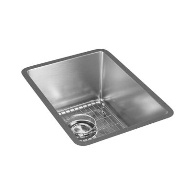 Elkay 18 Gauge Stainless Steel 13.5'' x 18.5'' x 9'' Single Bowl Undermount Bar/Prep Sink Kit