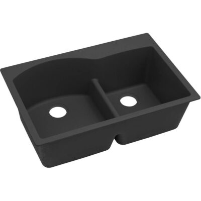 Elkay Quartz Classic 33'' x 22'' x 10'' Double Bowl Drop-in Sink with Aqua Divide