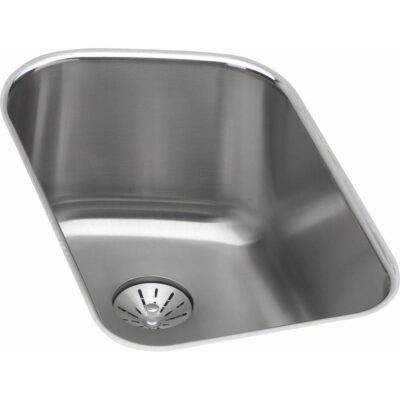 Elkay 18 Gauge Stainless Steel 13.5'' x 20.4375'' x 9'' Single Bowl Undermount Kitchen Sink Kit