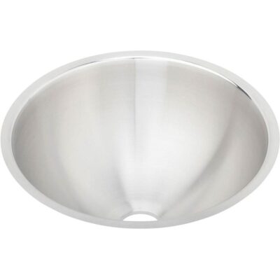 Elkay 18 Gauge Stainless Steel 14.375'' x 14.375'' x 6'' Single Bowl Undermount Bathroom Sink