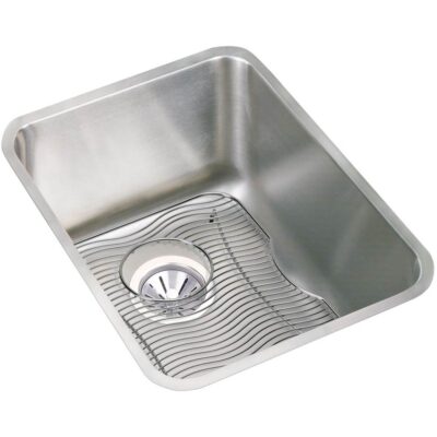 Elkay 18 Gauge Stainless Steel 16.5'' x 20.5'' x 9.875'' Single Bowl Undermount Kitchen Sink Kit