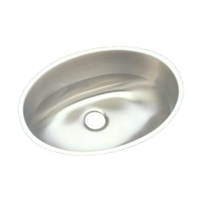 Elkay 18 Gauge Stainless Steel 18'' x 14'' x 6'' Single Bowl Undermount Bathroom Sink