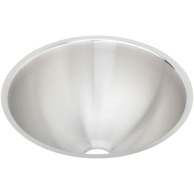 Elkay 18 Gauge Stainless Steel 18.375'' x 18.375'' x 8'' Single Bowl Undermount Bathroom Sink