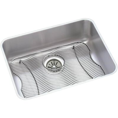 Elkay 18 Gauge Stainless Steel 23.5'' x 18.25'' x 7.5'' Single Bowl Undermount Kitchen Sink Kit
