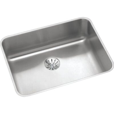 Elkay 18 Gauge Stainless Steel 23.5'' x 18.25'' x 4.375'' Single Bowl Undermount Kitchen Sink Kit