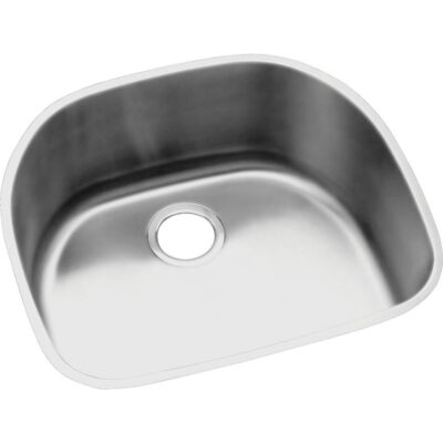 Elkay 18 Gauge Stainless Steel 23.625'' x 21.25'' x 10'' Single Bowl Undermount Kitchen Sink