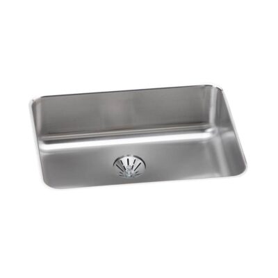 Elkay 18 Gauge Stainless Steel 25.5'' x 19.25'' x 8'' Single Bowl Undermount Kitchen Sink Kit
