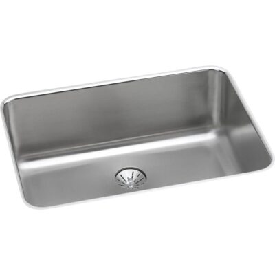Elkay 18 Gauge Stainless Steel 26.5'' x 18.5'' x 10'' Single Bowl Undermount Kitchen Sink Kit