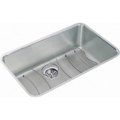 Elkay 18 Gauge Stainless Steel 30.5'' x 18.5'' x 11.5'' Single Bowl Undermount Kitchen Sink Kit
