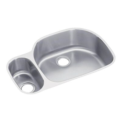 Elkay 18 Gauge Stainless Steel 31.5'' x 21.125'' x 7.5'' Double Bowl Undermount Kitchen Sink