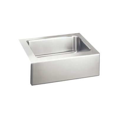 Elkay 18 Gauge Stainless Steel 25'' x 20.5'' x 7.875'' Single Bowl Farmhouse Undermount Kitchen Sink Kit