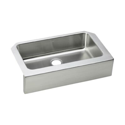 Elkay 18 Gauge Stainless Steel 33'' x 20.5'' x 8'' Single Bowl Farmhouse Undermount Kitchen Sink