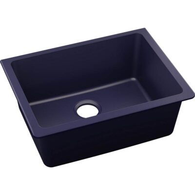 Elkay Quartz Luxe 24-5/8'' x 18-1/2'' x 9-1/2'' Single Bowl Undermount Sink Jubilee