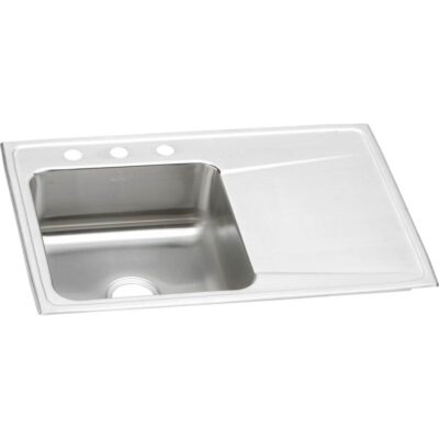 Elkay 18 Gauge Stainless Steel 33'' x 22'' x 7.625'' Single Bowl Drop-in Kitchen Sink