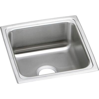 Elkay 18 Gauge Stainless Steel 17'' x 17.5'' x 7.625'' Single Bowl Drop-in Kitchen Sink