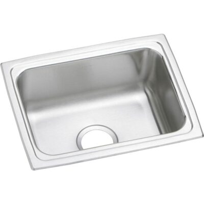 Elkay 18 Gauge Stainless Steel 25'' x 19.5'' x 6'' Single Bowl Drop-in Kitchen Sink
