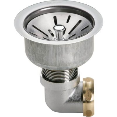 Elkay 3-1/2'' Drain Fitting Type 304 Stainless Steel Body and Elbow