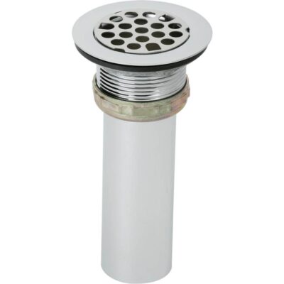 Elkay 2'' Drain Fitting Type 304 Stainless Steel Body with Grid Strainer