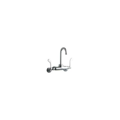 Elkay WALL MNT 4IN, GN 4IN SPT, 1PC WRIST BLD HNDL, 4IN, 2IN HW