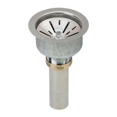 Elkay Deluxe Drain with Satin Finish 3-1/2'' Type 304 Stainless Steel Body