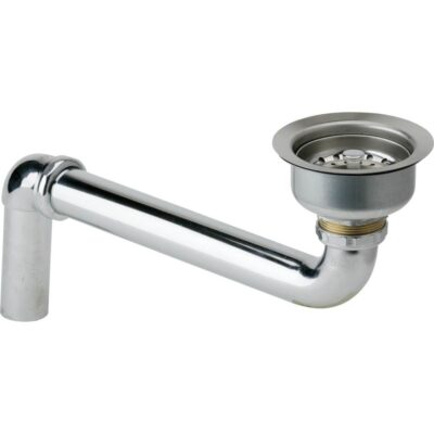 Elkay 3-1/2'' Drain Fitting Stainless Steel Body and Offset Tailpiece
