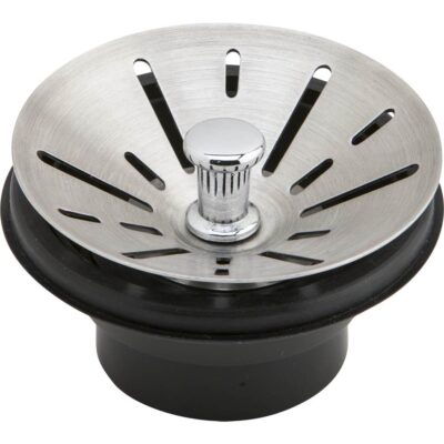 Elkay 3-1/2'' Garbage Disposal Stopper / Strainer for use with Perfect Drain-Satin Finish