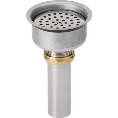 Elkay Perfect Drain Chrome Plated Brass Body Vandal-resistant Strainer and Tailpiece