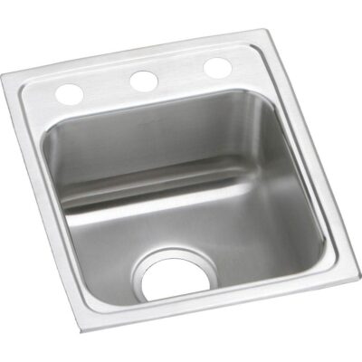 Elkay 18 Gauge Stainless Steel 13'' x 16'' x 7.625'' Single Bowl Drop-in Kitchen Sink