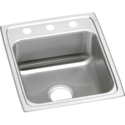 Elkay 18 Gauge Stainless Steel 17'' x 20'' x 7.625'' Single Bowl Drop-in Kitchen Sink