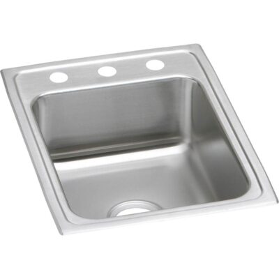 Elkay 18 Gauge Stainless Steel 17'' x 22'' x 7.625'' Single Bowl Drop-in Kitchen Sink