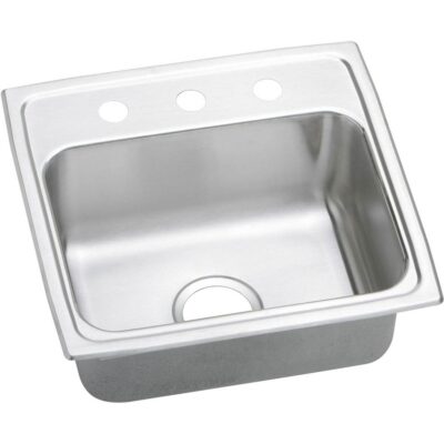 Elkay 18 Gauge Stainless Steel 19'' x 18'' x 7.625'' Single Bowl Top Mount Kitchen Sink