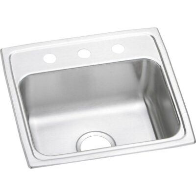Elkay 18 Gauge Stainless Steel 19'' x 18'' x 7.625'' Single Bowl Drop-in Kitchen Sink