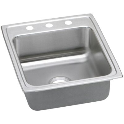 Elkay 18 Gauge Stainless Steel 19.5'' x 22'' x 7.625'' Single Bowl Top Mount Kitchen Sink