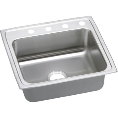 Elkay 18 Gauge Stainless Steel 25'' x 21.25'' x 7.875'' Single Bowl Top Mount Kitchen Sink