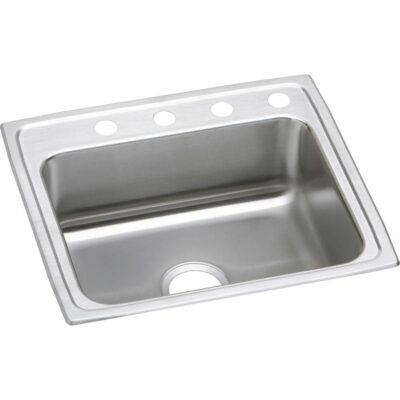 Elkay 18 Gauge Stainless Steel 25'' x 21.25'' x 7.875'' Single Bowl Drop-in Kitchen Sink