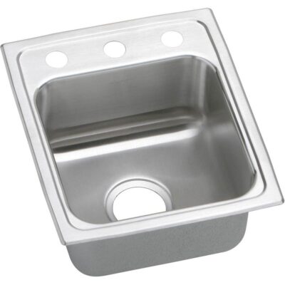 Elkay 18 Gauge Stainless Steel 13'' x 16'' x 5.5'' Single Bowl Top Mount Kitchen Sink