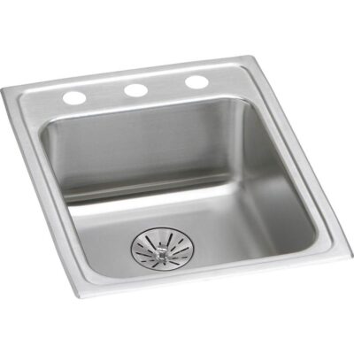 Elkay 18 Gauge Stainless Steel 17'' x 22'' x 6.5'' Single Bowl Drop-in Kitchen Sink Kit