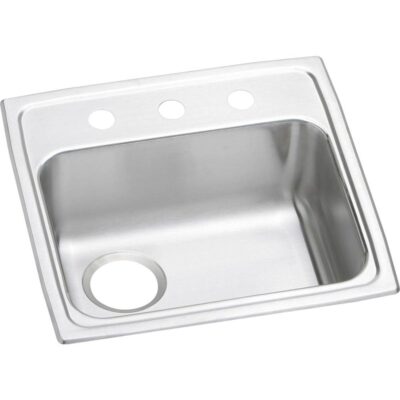 Elkay 18 Gauge Stainless Steel 19'' x 18'' x 6'' Single Bowl Top Mount Kitchen Sink