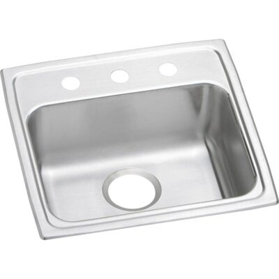 Elkay 18 Gauge Stainless Steel 19'' x 18'' x 6'' Single Bowl Drop-in Kitchen Sink