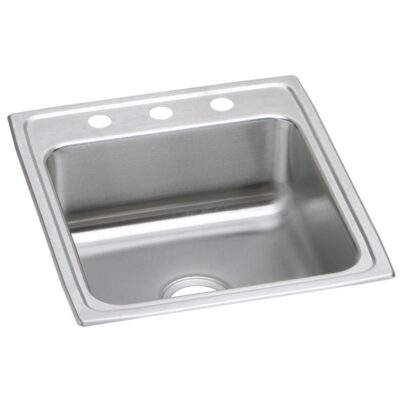 Elkay 18 Gauge Stainless Steel 19.5'' x 22'' x 4.5'' Single Bowl Drop-in Kitchen Sink
