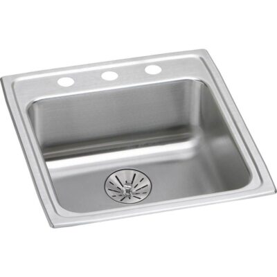 Elkay 18 Gauge Stainless Steel 19.5'' x 22'' x 6.5'' Single Bowl Drop-in Kitchen Sink Kit