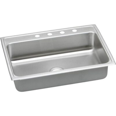 Elkay 18 Gauge Stainless Steel 31'' x 22'' x 5.5'' Single Bowl Drop-in Kitchen Sink